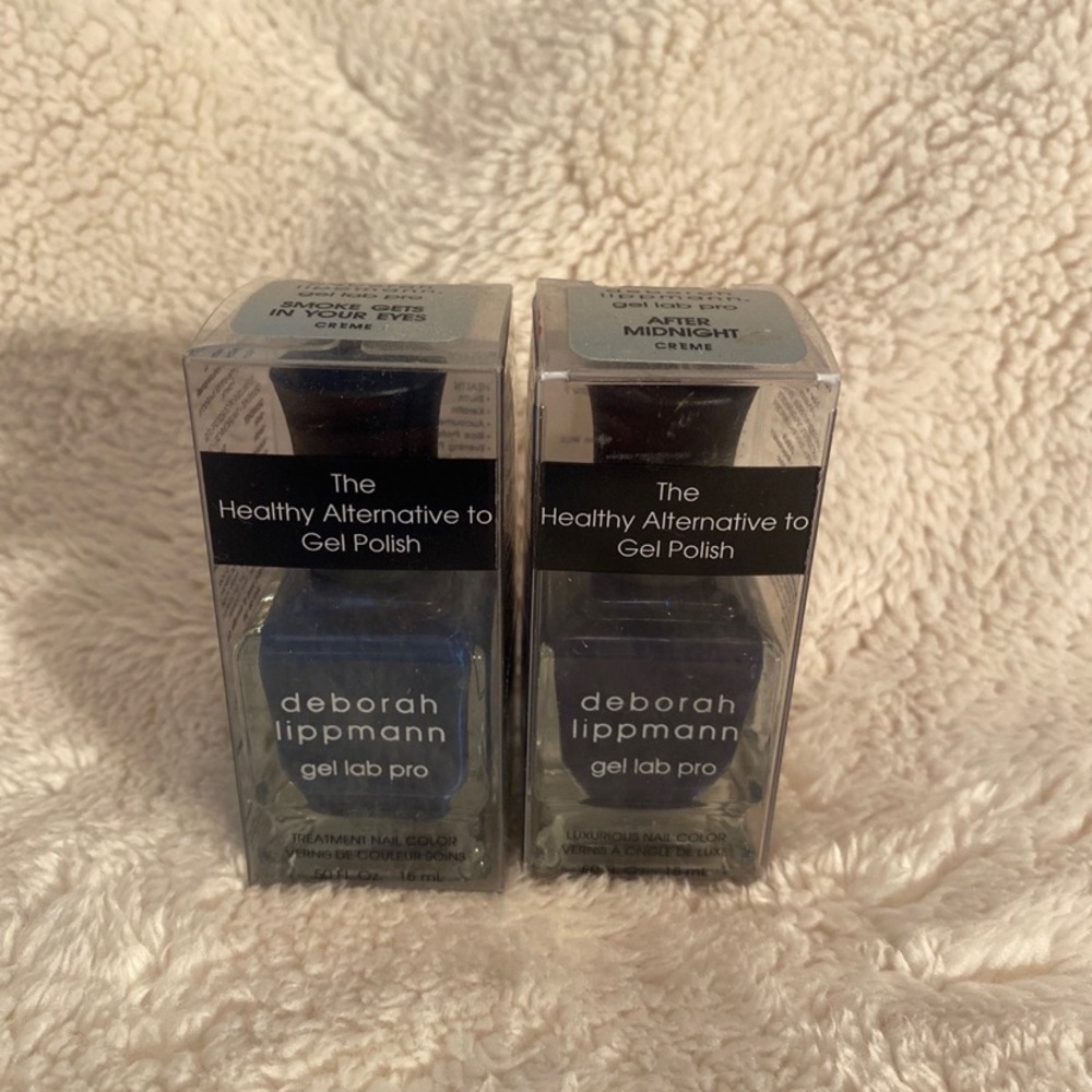 NIB DEBORAH LIPPMANN Blue Nail Polish